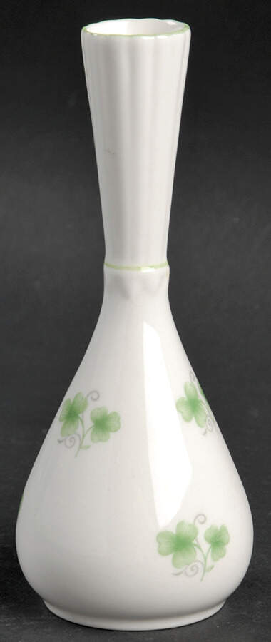 Shamrock 4" Bud Vase by Crown Staffordshire-1