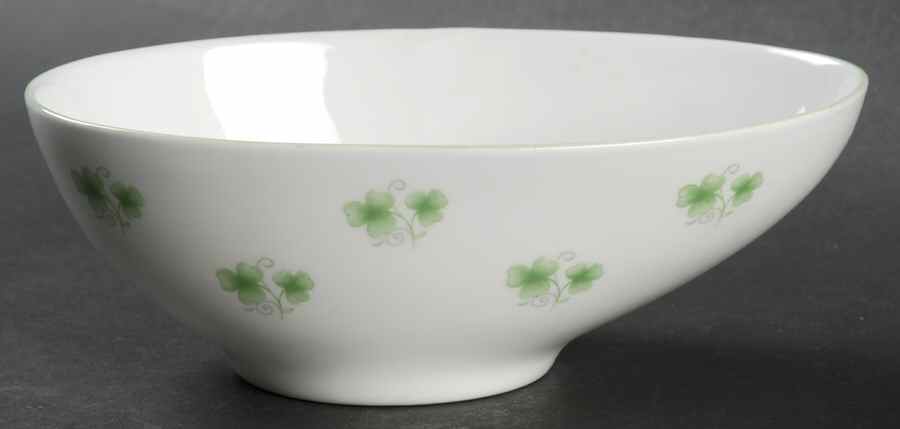 Shamrock Avocado Bowl by Crown Staffordshire-1