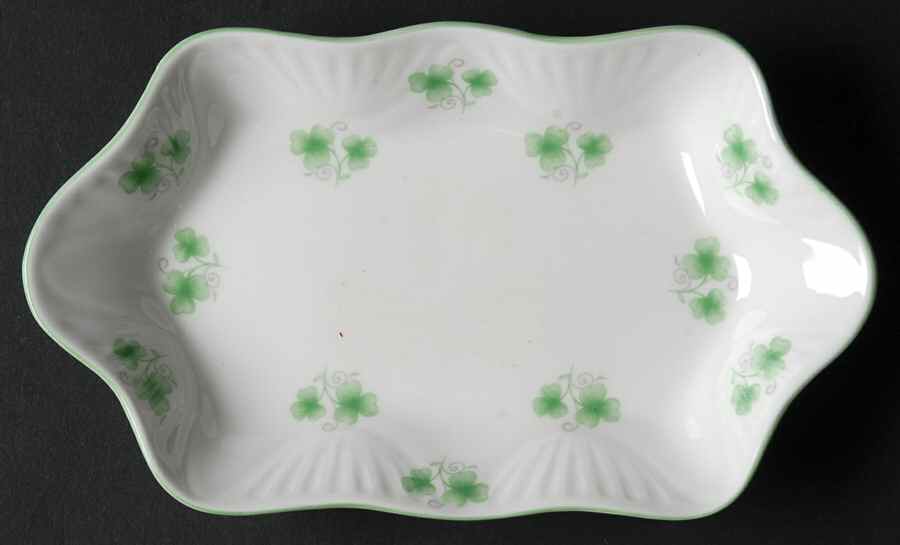 Shamrock Small Ashtray by Crown Staffordshire-1