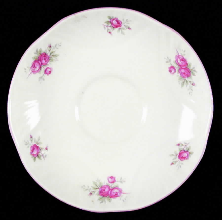 Sweetheart Rose Saucer by Crown Staffordshire-1