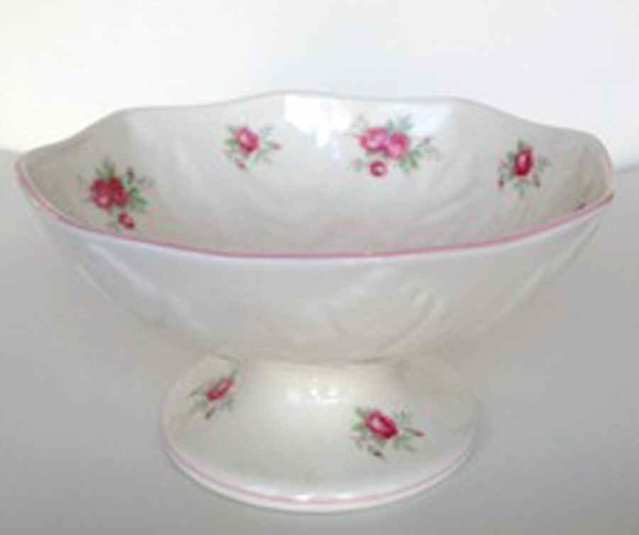 Sweetheart Rose Open Candy Dish by Crown Staffordshire-1