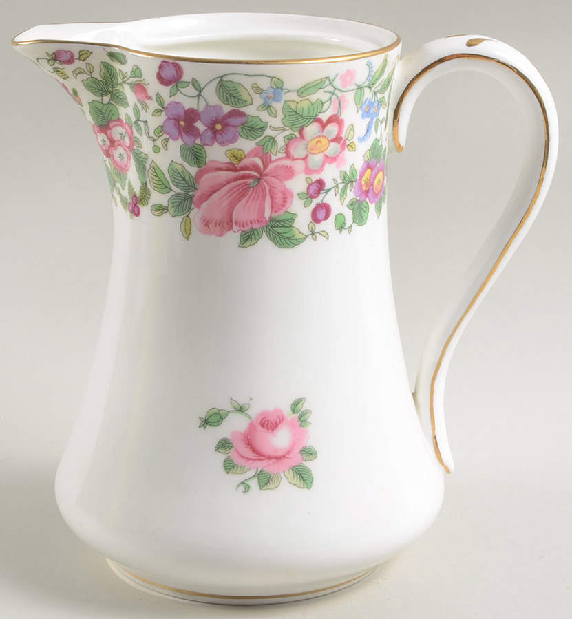 Thousand Flowers Hot Water Jug No Lid by Crown Staffordshire-1