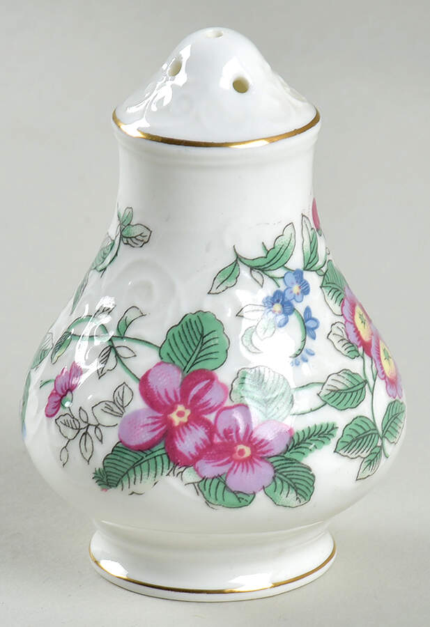 Thousand Flowers Pepper Shaker by Crown Staffordshire-1