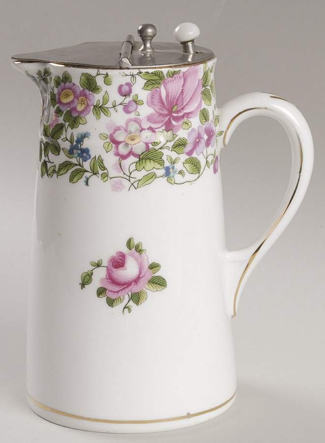 Thousand Flowers Syrup with Metal Lid by Crown Staffordshire-1