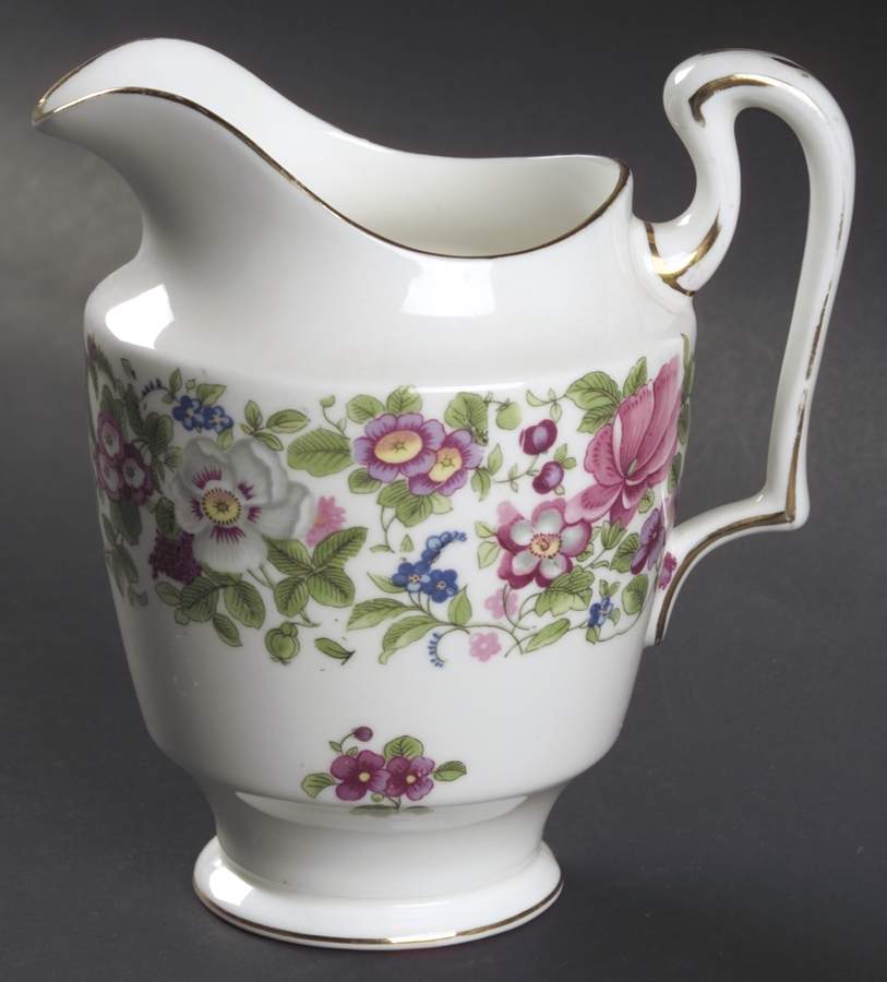 Thousand Flowers 16 Oz Pitcher by Crown Staffordshire-1