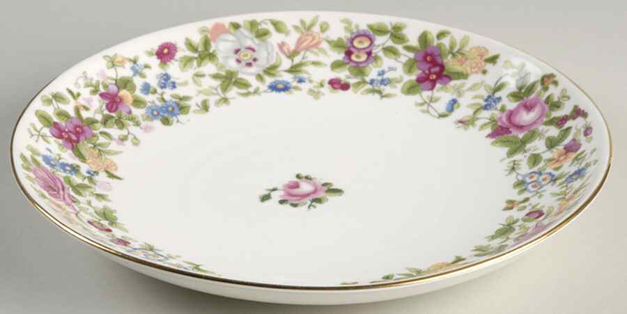 Thousand Flowers Cake Plate by Crown Staffordshire-1
