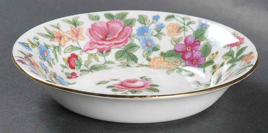 Thousand Flowers Fruit/Dessert (Sauce) Bowl by Crown Staffordshire-1