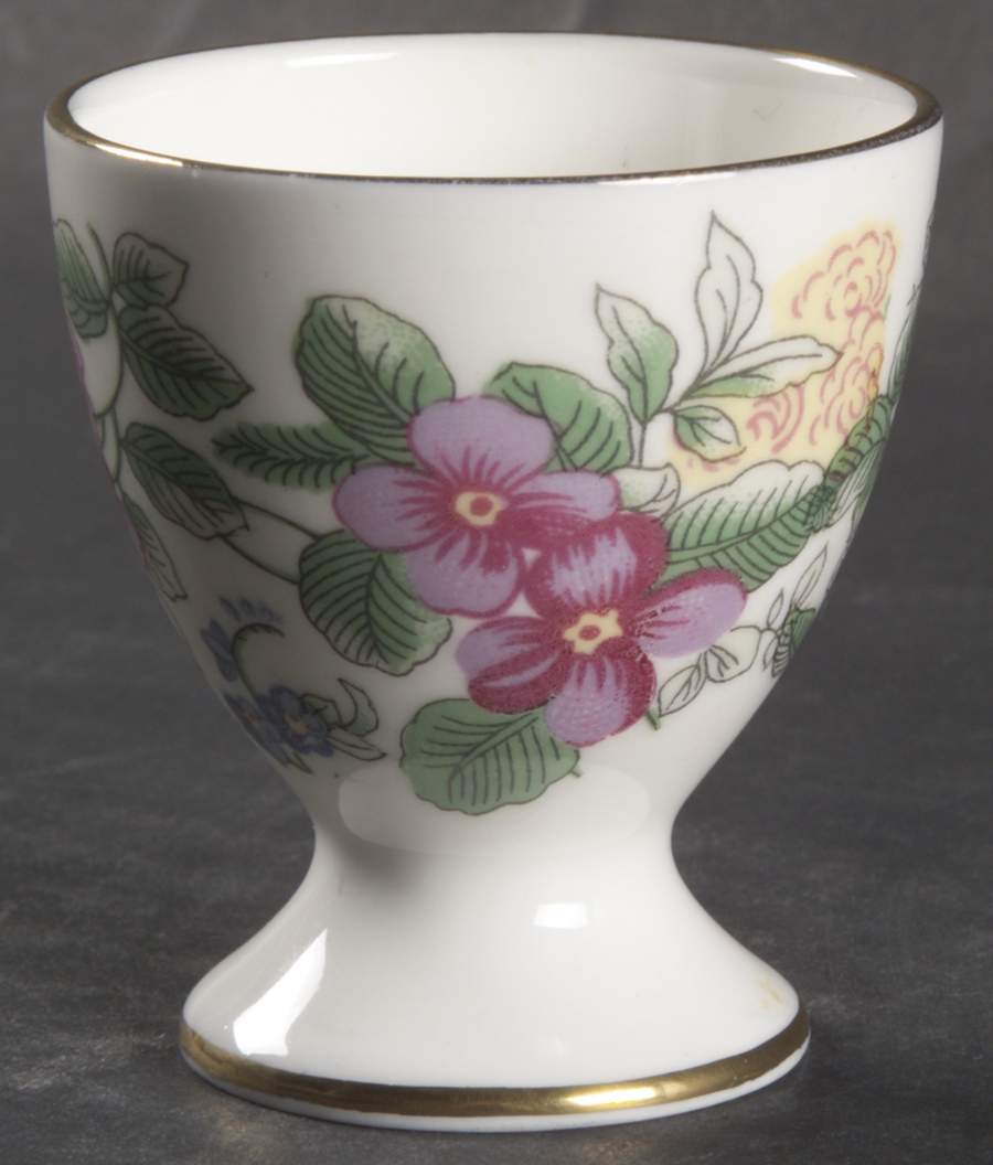 Thousand Flowers Single Egg Cup by Crown Staffordshire-1