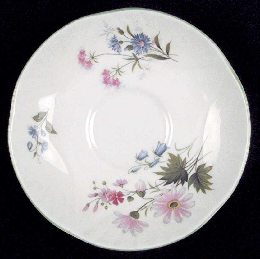 Wild Flowers Saucer by Crown Staffordshire-1