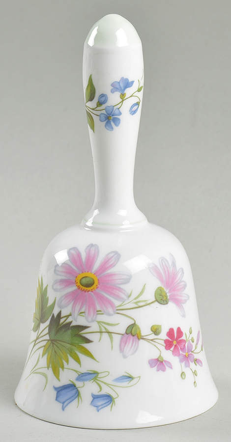 Wild Flowers Bell by Crown Staffordshire-1