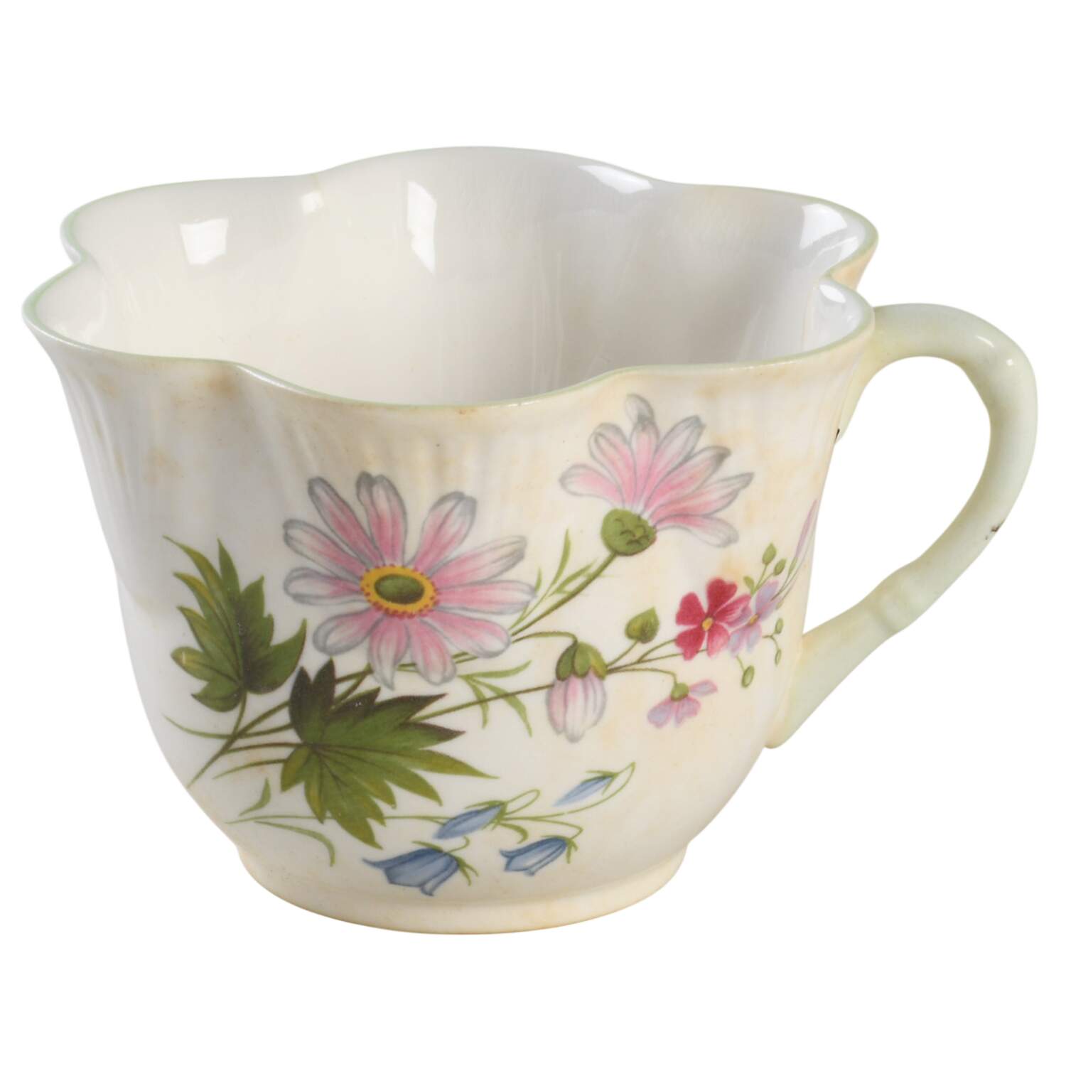 Wild Flowers Flat Cup by Crown Staffordshire-1