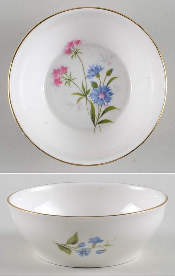 Wild Flowers Mini Open Sugar Bowl by Crown Staffordshire-1