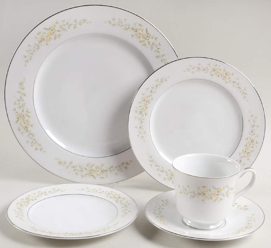 Carolyn 5 Piece Place Setting by Crown Victoria-1