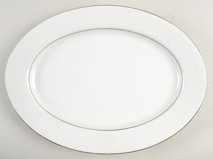 Lovelace 12" Oval Serving Platter by Crown Victoria-1