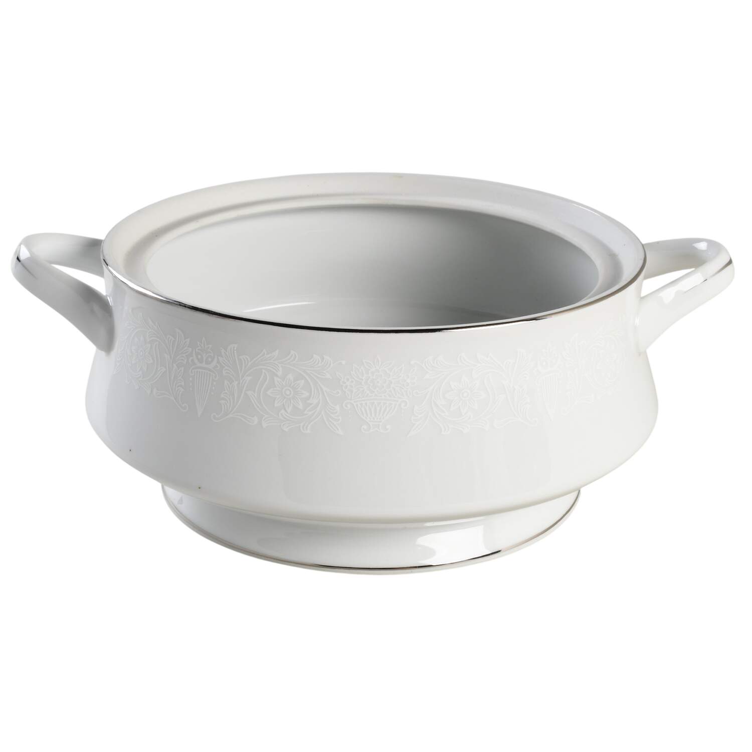 Lovelace Round Vegetable No Lid by Crown Victoria-1