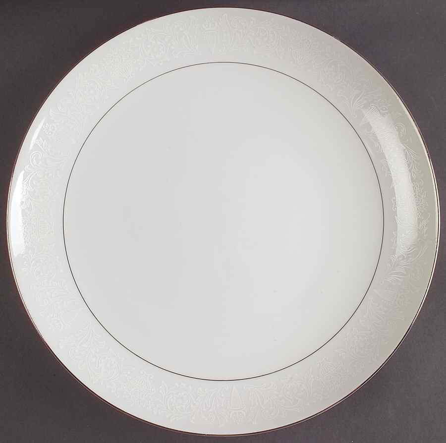 Lovelace 12" Chop Plate (Round Platter) by Crown Victoria-1