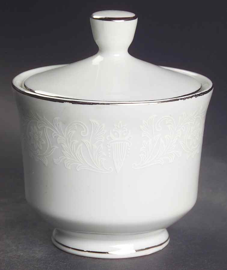 Lovelace Sugar Bowl & Lid by Crown Victoria-1