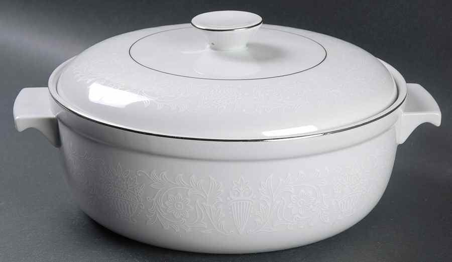 Lovelace 2 Qt Round Covered Casserole by Crown Victoria-1