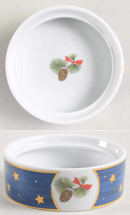 Sylvan Nocturne 3" Round Box No Lid by Lynn Chase-1