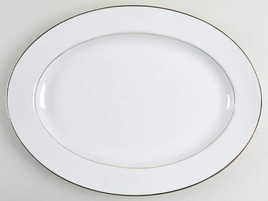 Essex 14" Oval Serving Platter by Crescent (Japan)-1