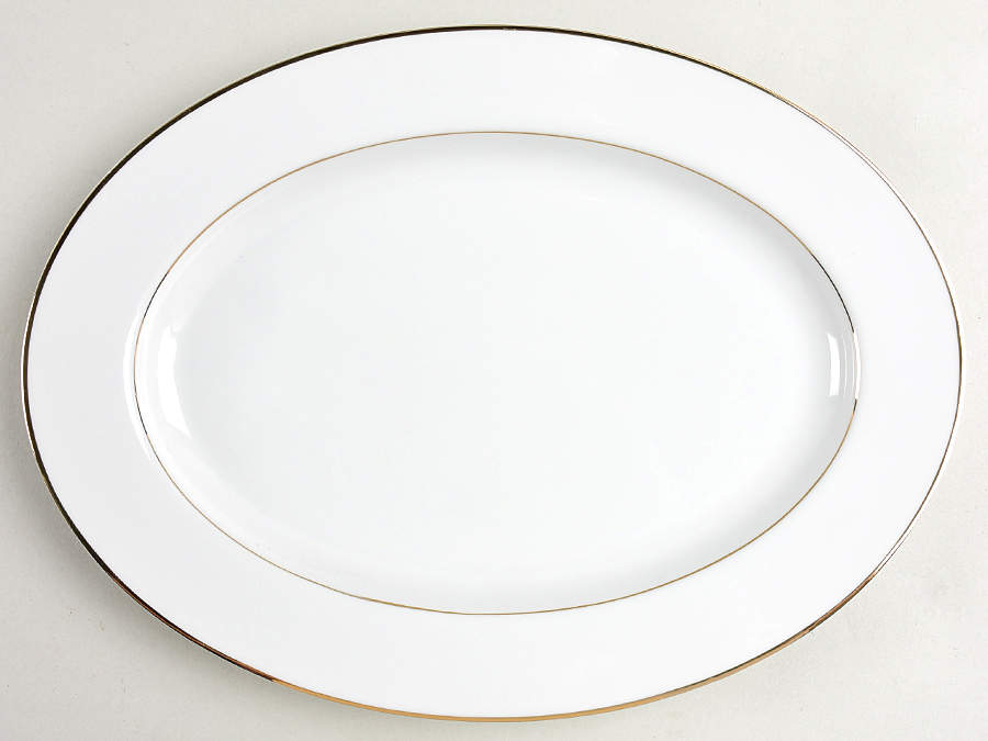 Essex 12" Oval Serving Platter by Crescent (Japan)-1