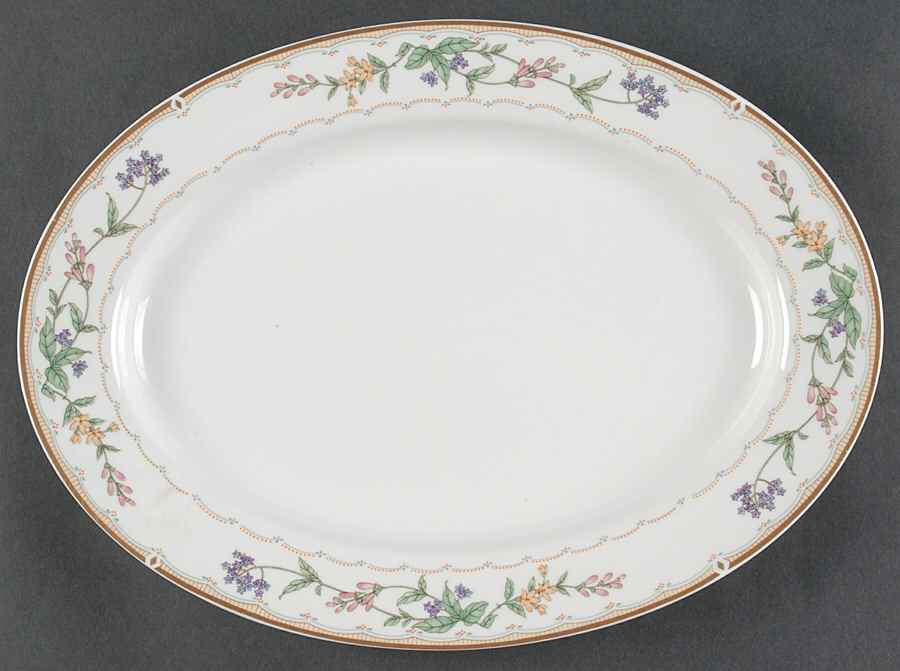Bellegarden 12" Oval Serving Platter by Citation-1