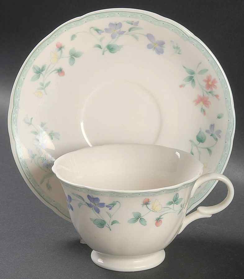Felicity Footed Cup & Saucer Set by Citation-1