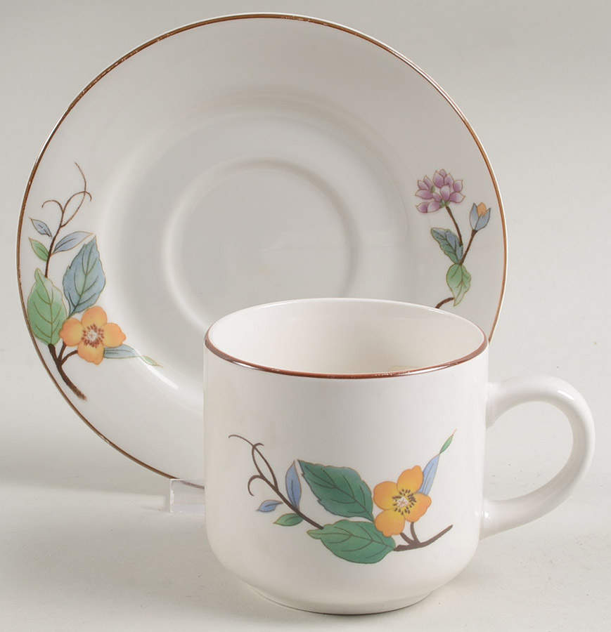 Woodhill Flat Cup & Saucer Set by Citation-1