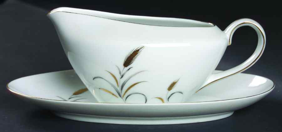 Eternal Harvest Gravy Boat & Underplate/Relish by Correct Table Serv-1