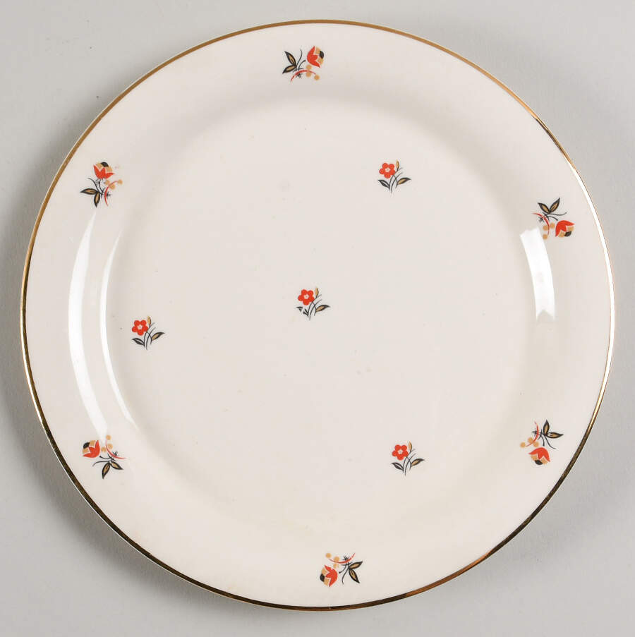 Cardinal Salad Plate by Cunningham & Pickett-1