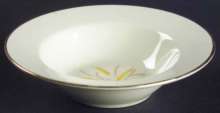 Golden Harvest Rim Fruit/Dessert (Sauce) Bowl by Cunningham & Pickett-1