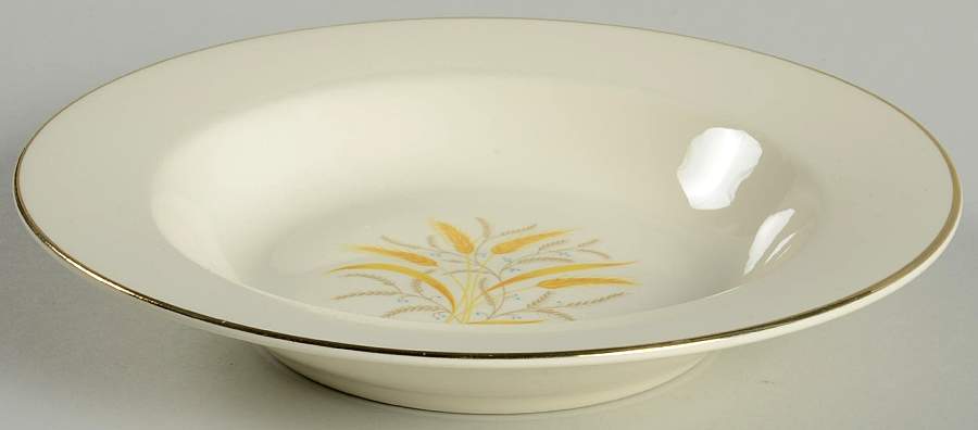 Golden Harvest Rim Soup Bowl by Cunningham & Pickett-1