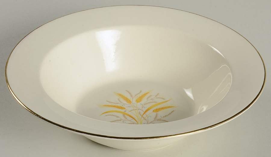 Golden Harvest 9" Round Vegetable Bowl by Cunningham & Pickett-1
