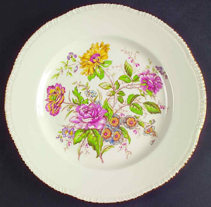 Greenbriar Luncheon Plate by Cunningham & Pickett-1