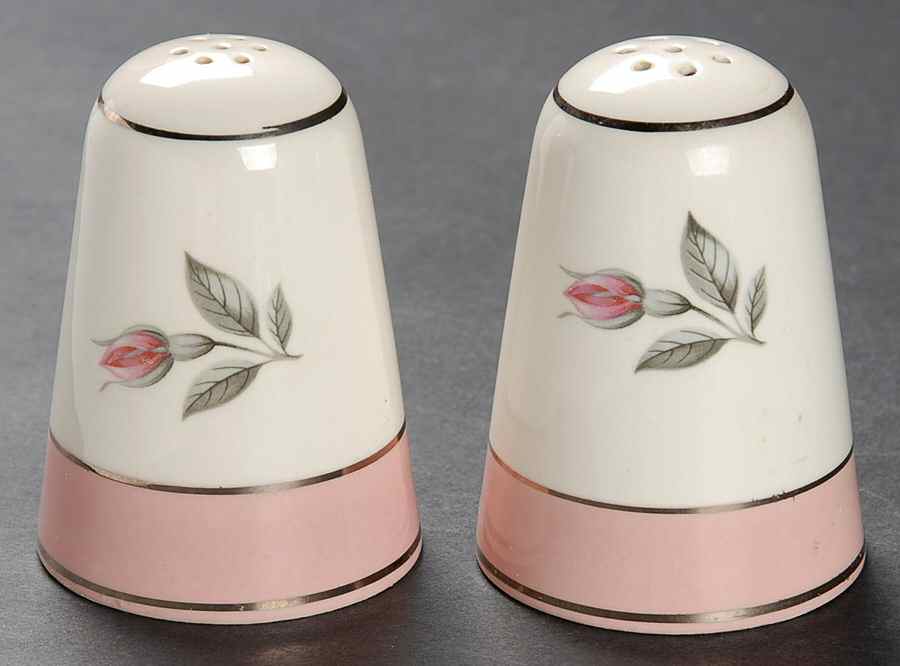 Norway Rose Salt & Pepper Set by Cunningham & Pickett-1