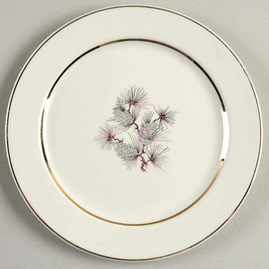 Princess Dessert/Pie Plate by Cunningham & Pickett-1