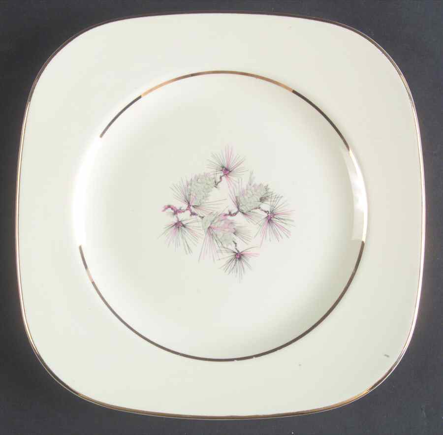Princess Square Salad Plate by Cunningham & Pickett-1