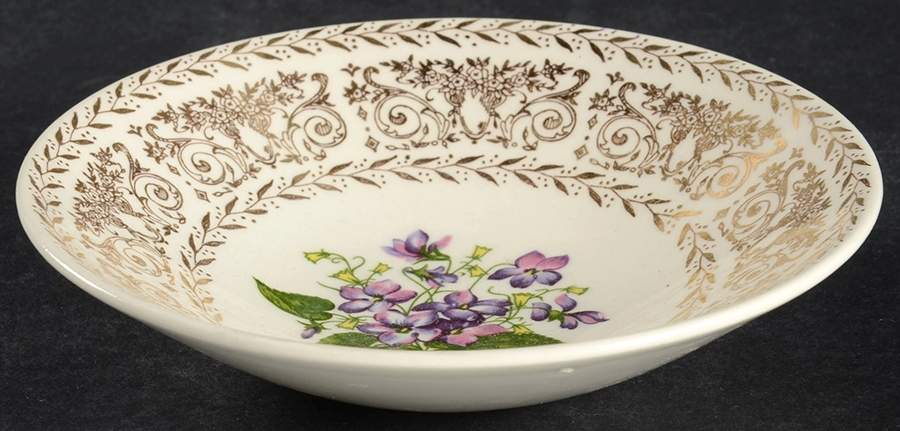 Springviolet Fruit/Dessert (Sauce) Bowl by Cunningham & Pickett-1