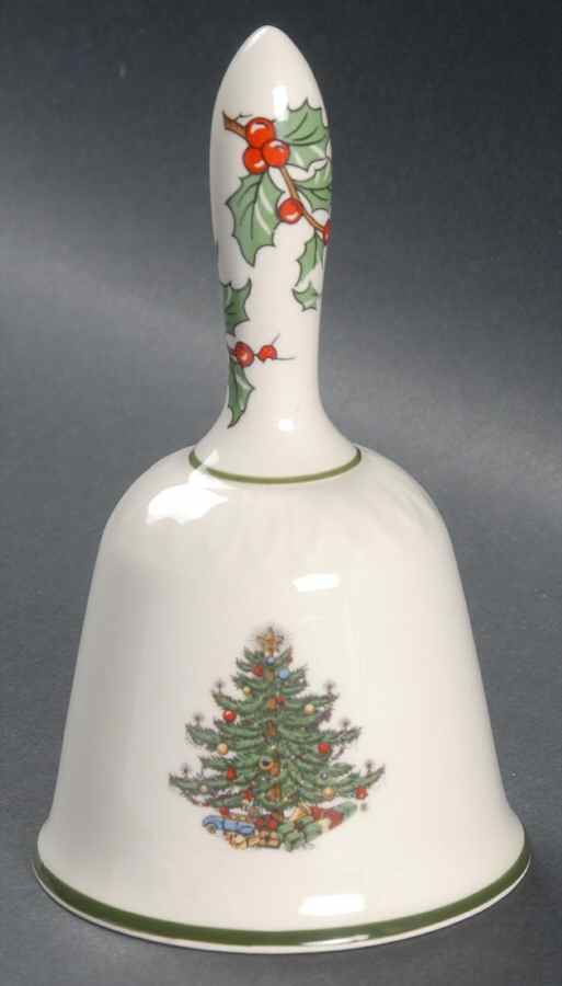 Christmas Tree (Wide Green Band) Bell by Cuthbertson-1