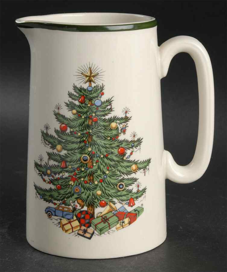 Christmas Tree (Wide Green Band) Tankard Pitcher by Cuthbertson-1