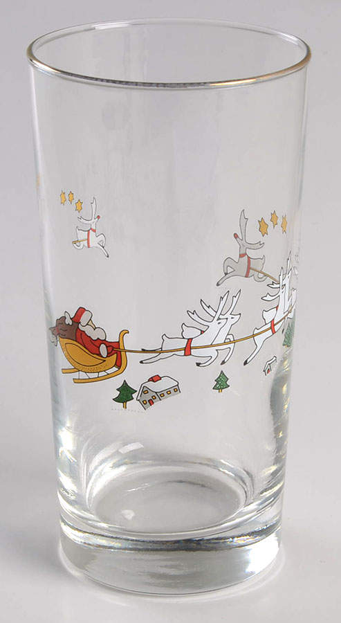 Family Christmas Glassware Tall Tumbler by Cuthbertson-1