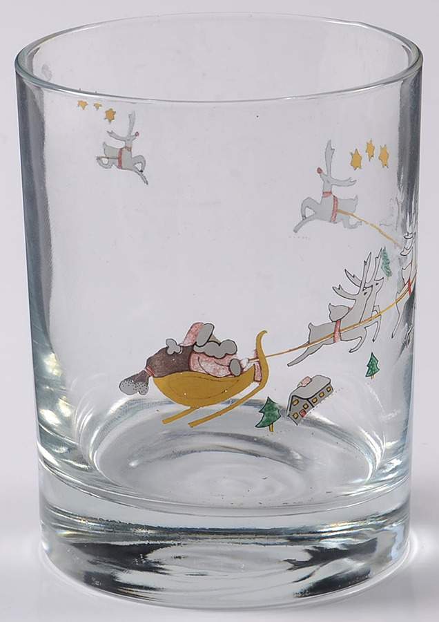 Family Christmas Glassware Double Old Fashioned by Cuthbertson-1