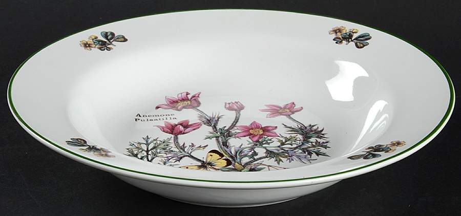 Florabunda (Smooth, Round) Rim Soup Bowl by Cuthbertson-1