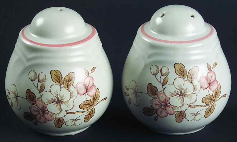 Peachwood Salt & Pepper Set by Country Ware-1