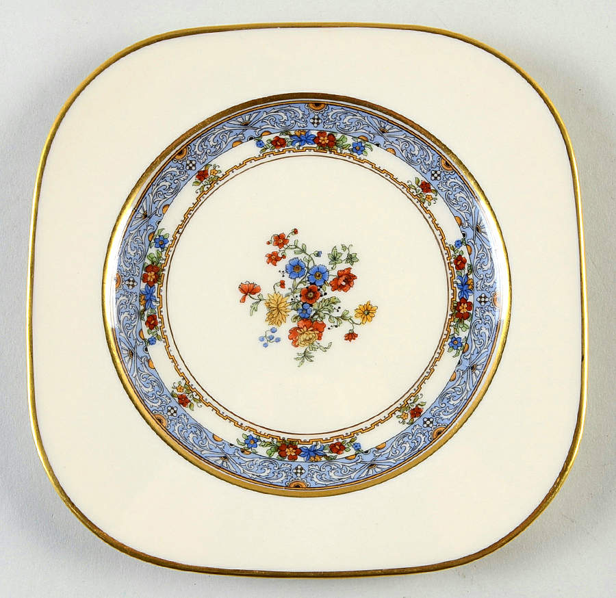Boulevard Square Salad Plate by Coxon Belleek-1