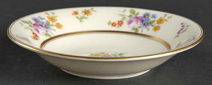 Floral Bouquet Fruit/Dessert (Sauce) Bowl by Coxon Belleek-1