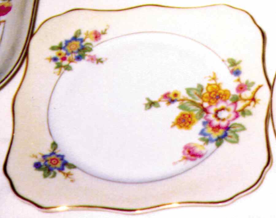 CZE15 Square Salad Plate by Czechia-Czechoslovakia-1