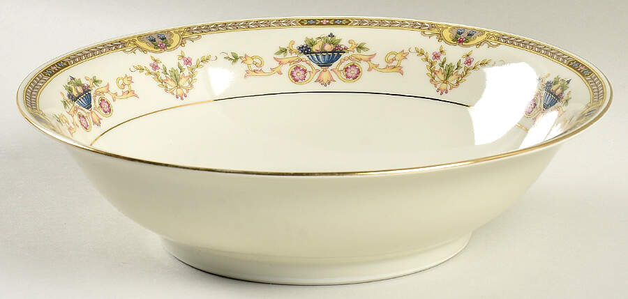Melody 9" Round Vegetable Bowl by Czechia-Czechoslovakia-1