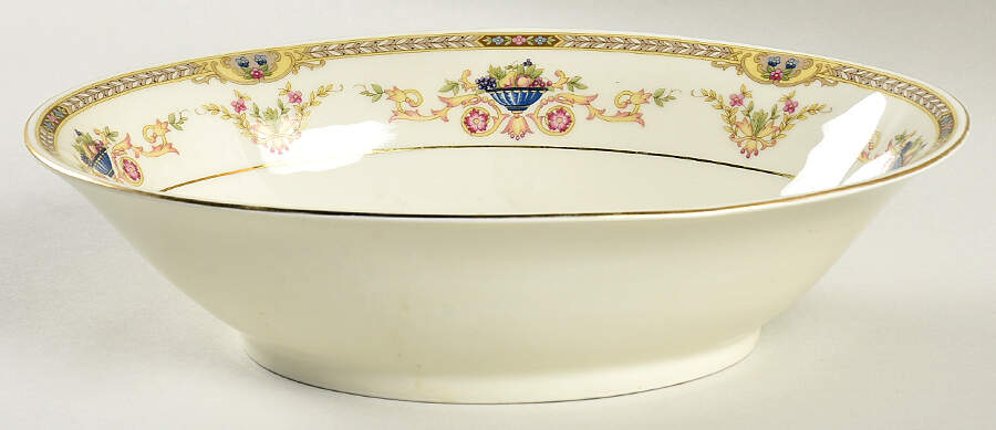 Melody 9" Oval Vegetable Bowl by Czechia-Czechoslovakia-1