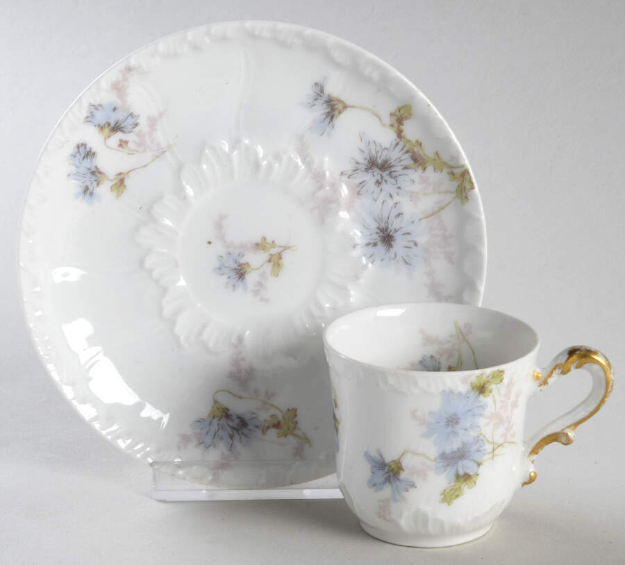 Schleiger 378b Demitasse Cup & Saucer Set by Charles Field Haviland-1